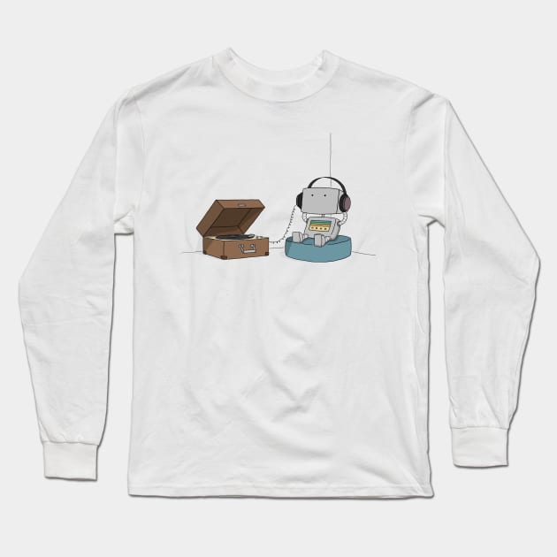 Robot Long Sleeve T-Shirt by Liz Climo